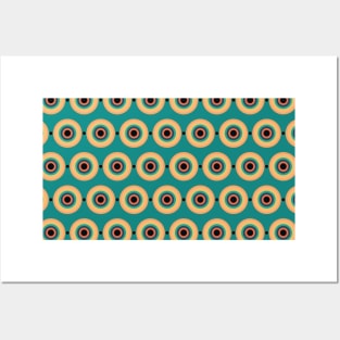 Circle Seamless Pattern 008#002 Posters and Art